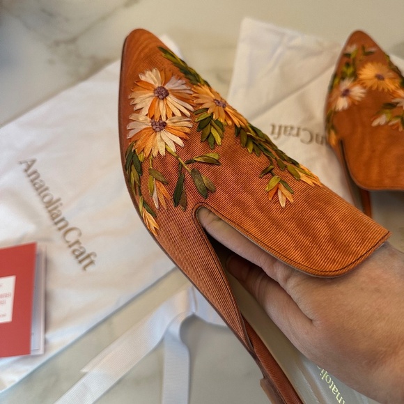 Anatolian Craft Handcrafted Sunkissed Mules - EUR 42 (see note) - NWOT - Picture 9 of 16